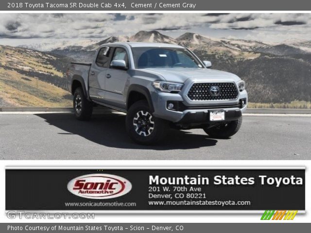 2018 Toyota Tacoma SR Double Cab 4x4 in Cement