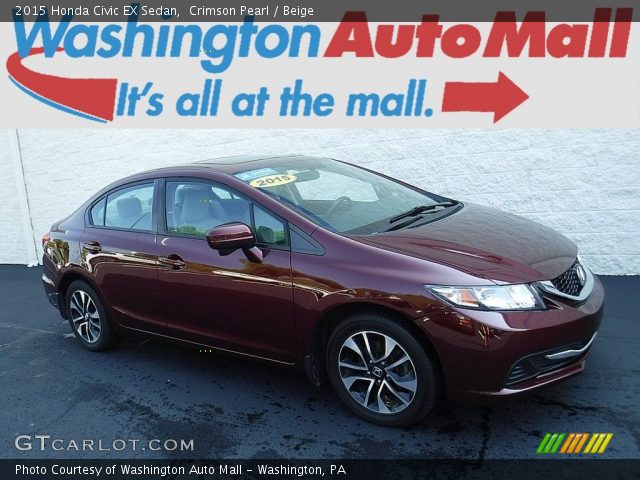 2015 Honda Civic EX Sedan in Crimson Pearl