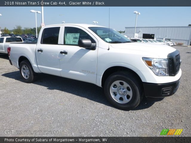2018 Nissan Titan S Crew Cab 4x4 in Glacier White