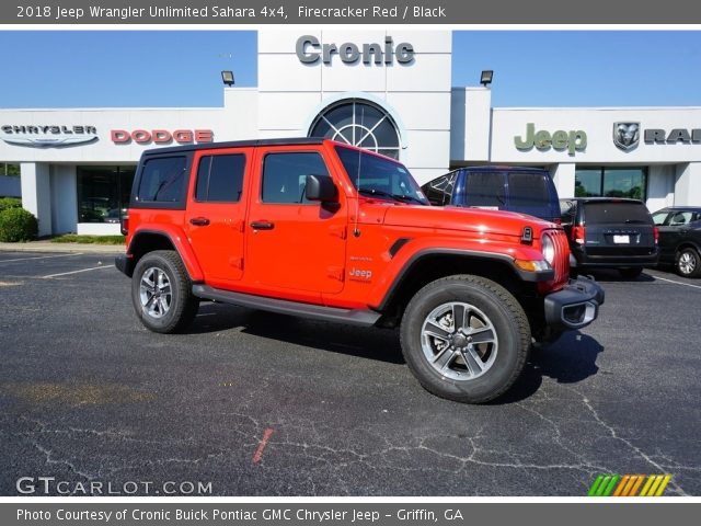 2018 Jeep Wrangler Unlimited Sahara 4x4 in Firecracker Red