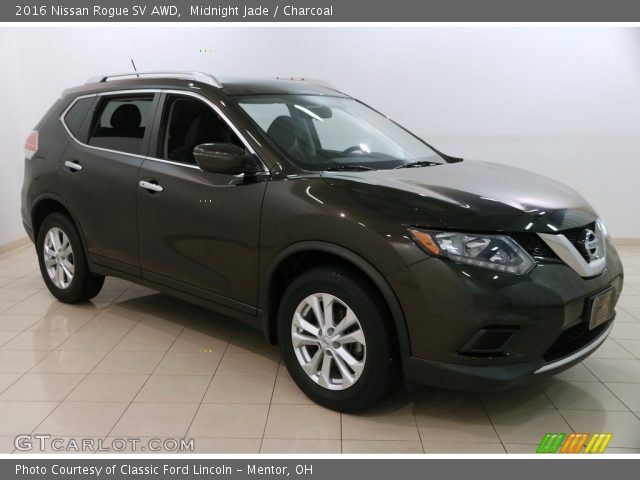 2016 Nissan Rogue SV AWD in Midnight Jade