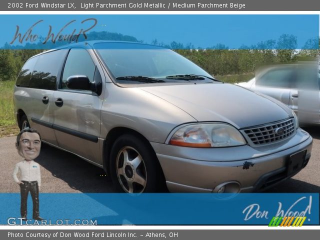 2002 Ford Windstar LX in Light Parchment Gold Metallic