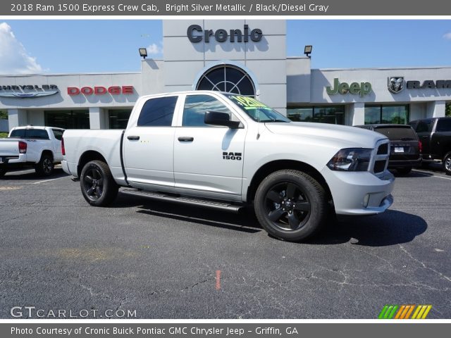 2018 Ram 1500 Express Crew Cab in Bright Silver Metallic