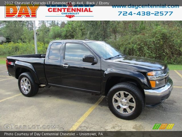 2012 Chevrolet Colorado LT Extended Cab 4x4 in Black
