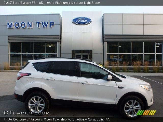 2017 Ford Escape SE 4WD in White Platinum