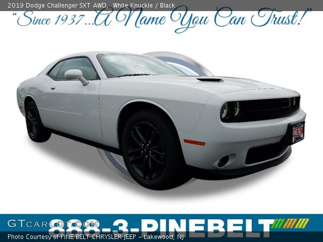 2019 Dodge Challenger SXT AWD in White Knuckle