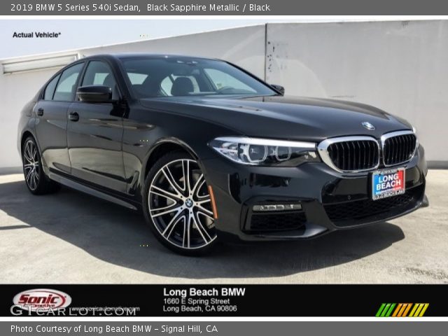 2019 BMW 5 Series 540i Sedan in Black Sapphire Metallic