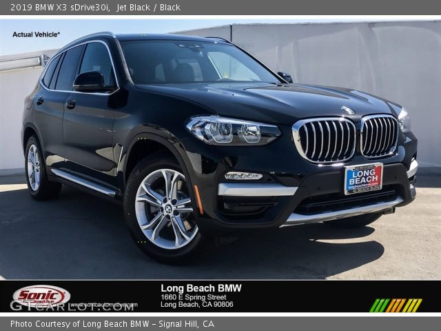 2019 BMW X3 sDrive30i in Jet Black