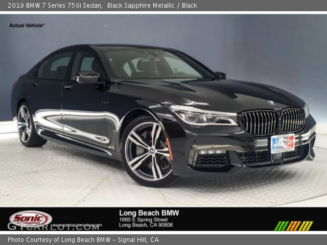 2019 BMW 7 Series 750i Sedan in Black Sapphire Metallic