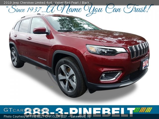 2019 Jeep Cherokee Limited 4x4 in Velvet Red Pearl