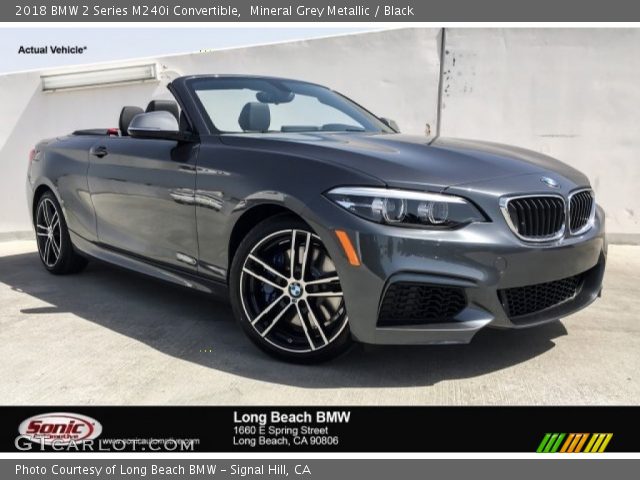 2018 BMW 2 Series M240i Convertible in Mineral Grey Metallic