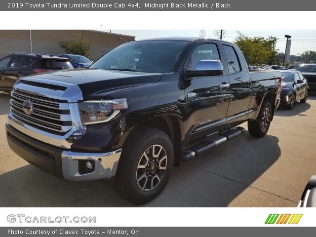 Midnight Black Metallic 2019 Toyota Tundra Limited Double