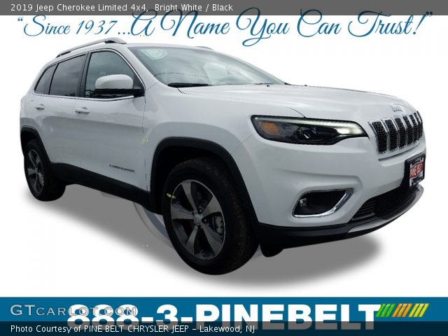2019 Jeep Cherokee Limited 4x4 in Bright White