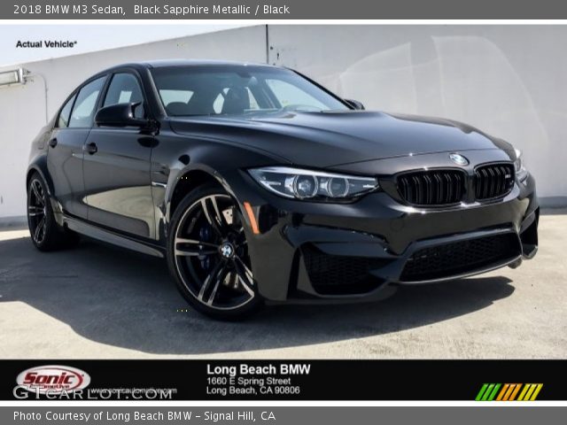 2018 BMW M3 Sedan in Black Sapphire Metallic