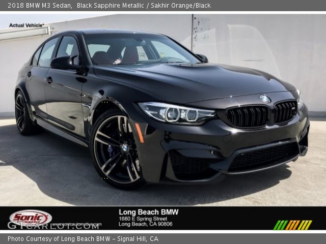 2018 BMW M3 Sedan in Black Sapphire Metallic