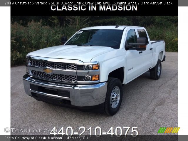 2019 Chevrolet Silverado 2500HD Work Truck Crew Cab 4WD in Summit White