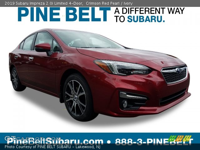 2019 Subaru Impreza 2.0i Limited 4-Door in Crimson Red Pearl