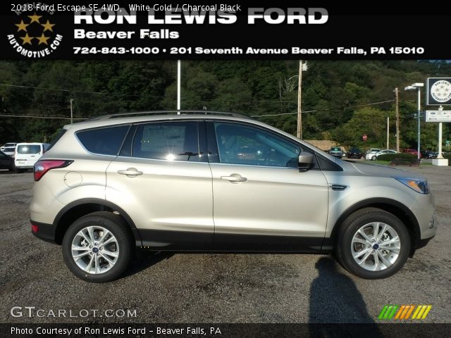 2018 Ford Escape SE 4WD in White Gold