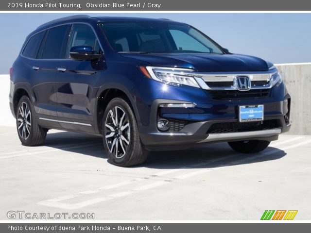 2019 Honda Pilot Touring in Obsidian Blue Pearl