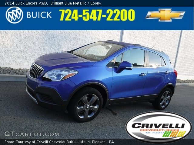 2014 Buick Encore AWD in Brilliant Blue Metallic