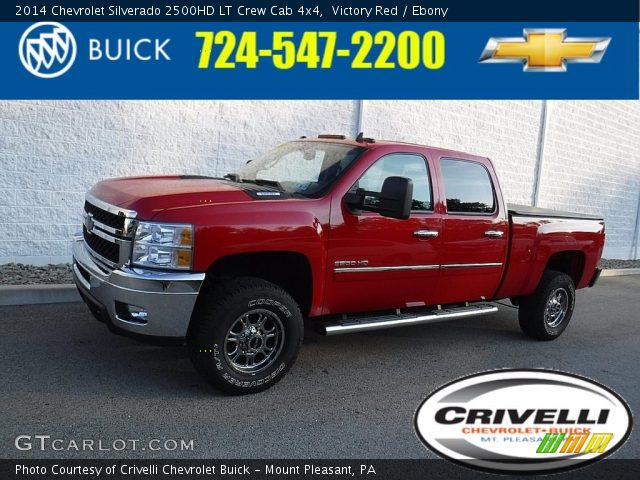 2014 Chevrolet Silverado 2500HD LT Crew Cab 4x4 in Victory Red