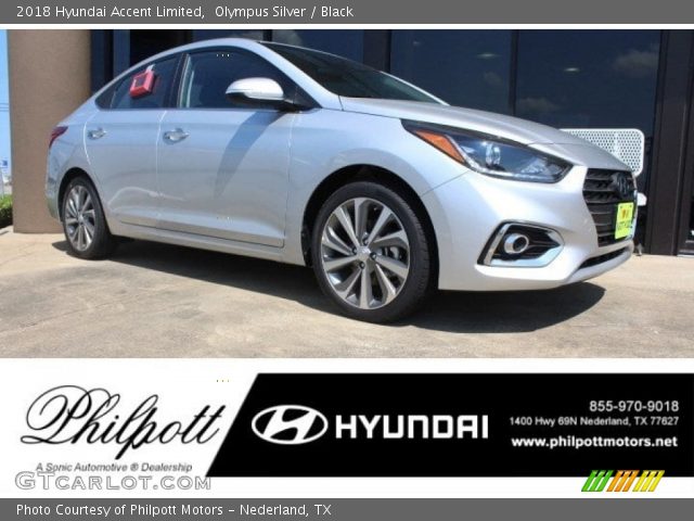 2018 Hyundai Accent Limited in Olympus Silver