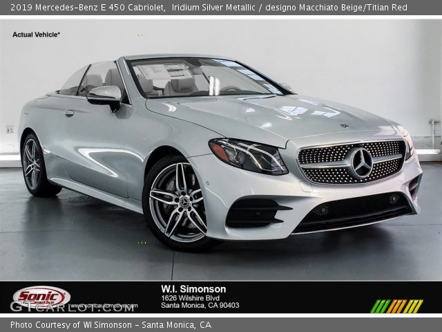 2019 Mercedes-Benz E 450 Cabriolet in Iridium Silver Metallic