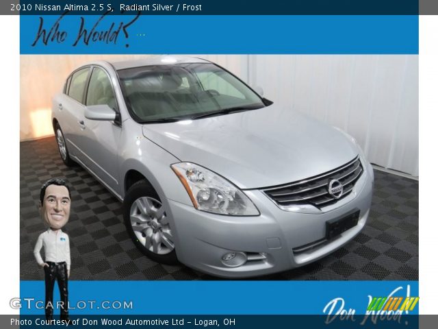 2010 Nissan Altima 2.5 S in Radiant Silver