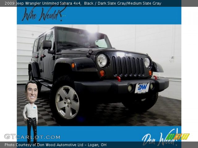 2009 Jeep Wrangler Unlimited Sahara 4x4 in Black