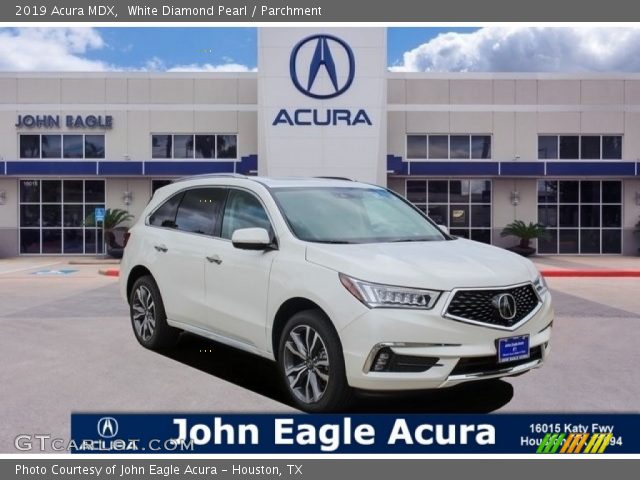 2019 Acura MDX  in White Diamond Pearl