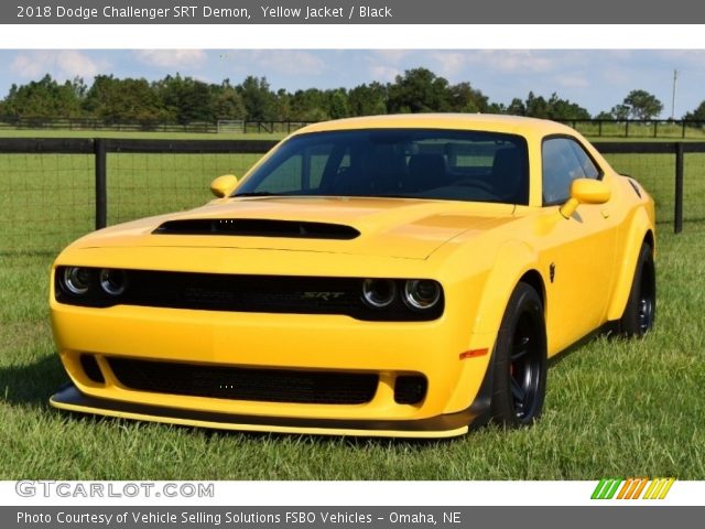 2018 Dodge Challenger SRT Demon in Yellow Jacket