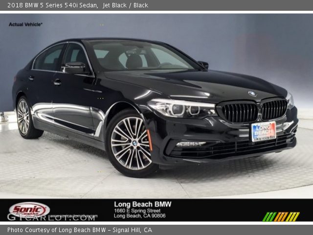 2018 BMW 5 Series 540i Sedan in Jet Black