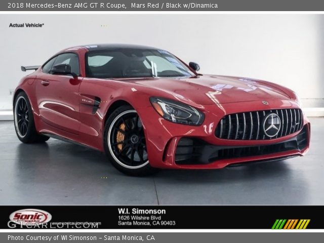 2018 Mercedes-Benz AMG GT R Coupe in Mars Red