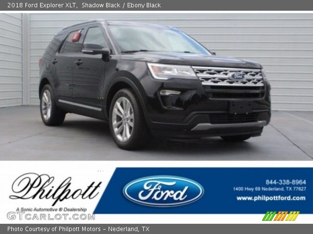2018 Ford Explorer XLT in Shadow Black