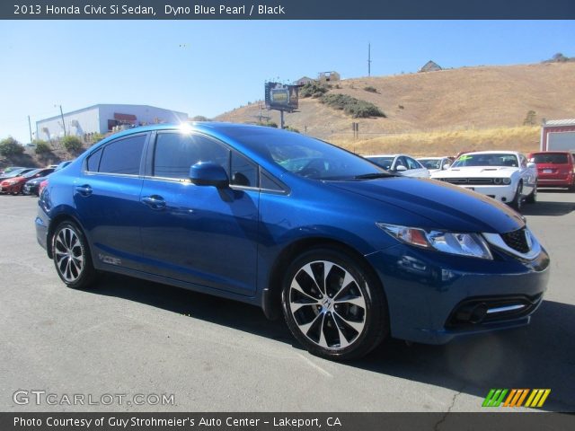 2013 Honda Civic Si Sedan in Dyno Blue Pearl