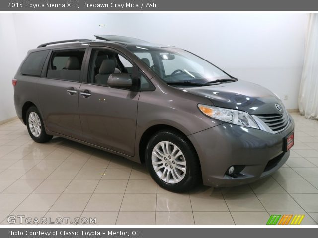 2015 Toyota Sienna XLE in Predawn Gray Mica