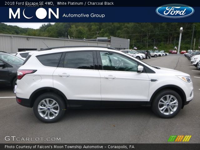 2018 Ford Escape SE 4WD in White Platinum