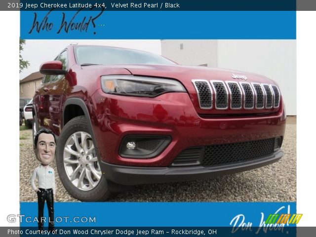 2019 Jeep Cherokee Latitude 4x4 in Velvet Red Pearl