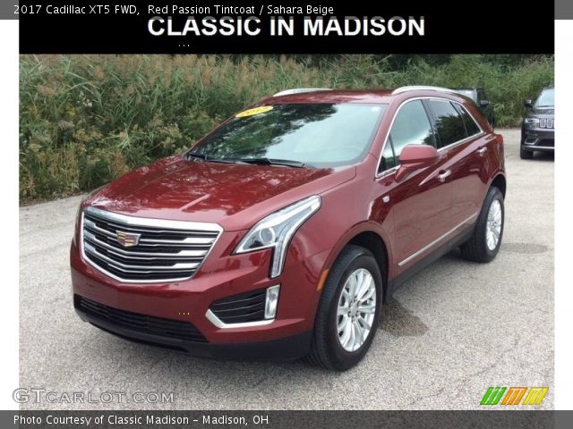 2017 Cadillac XT5 FWD in Red Passion Tintcoat