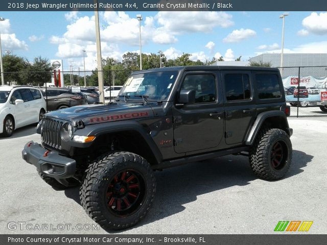 2018 Jeep Wrangler Unlimited Rubicon 4x4 in Granite Crystal Metallic