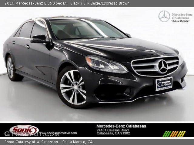 2016 Mercedes-Benz E 350 Sedan in Black