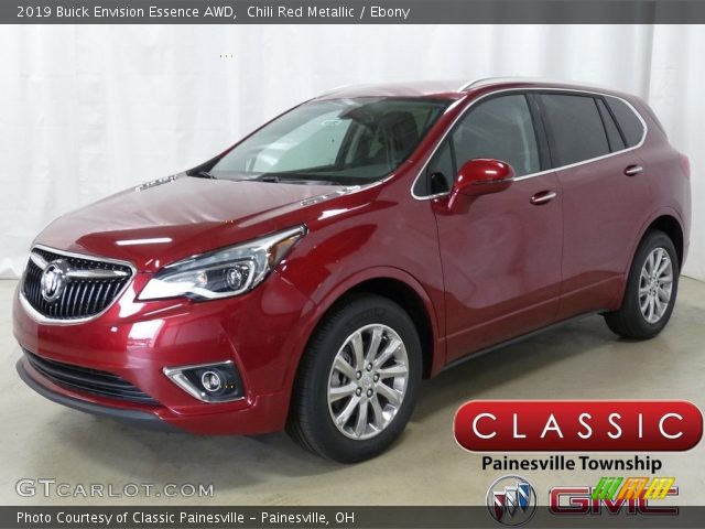 2019 Buick Envision Essence AWD in Chili Red Metallic