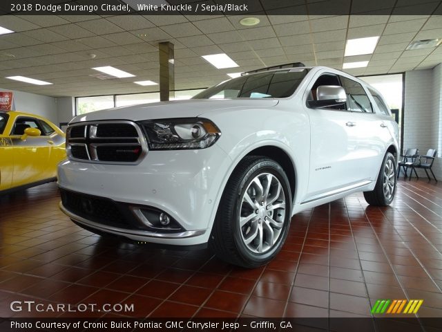 2018 Dodge Durango Citadel in White Knuckle