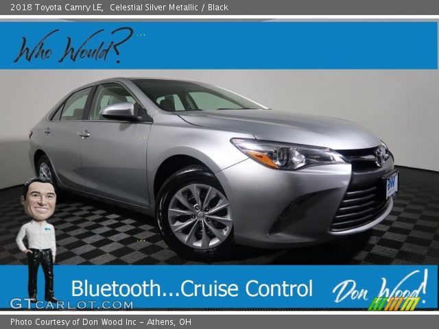 2018 Toyota Camry LE in Celestial Silver Metallic