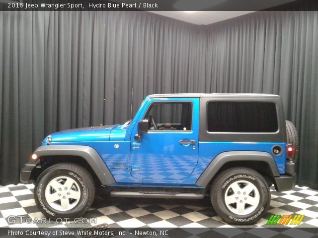 2016 Jeep Wrangler Sport in Hydro Blue Pearl