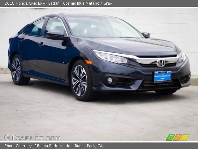 2018 Honda Civic EX-T Sedan in Cosmic Blue Metallic