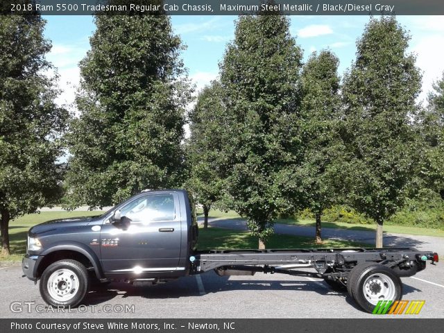 2018 Ram 5500 Tradesman Regular Cab Chassis in Maximum Steel Metallic