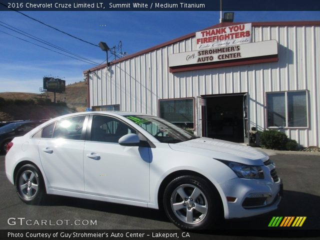 2016 Chevrolet Cruze Limited LT in Summit White