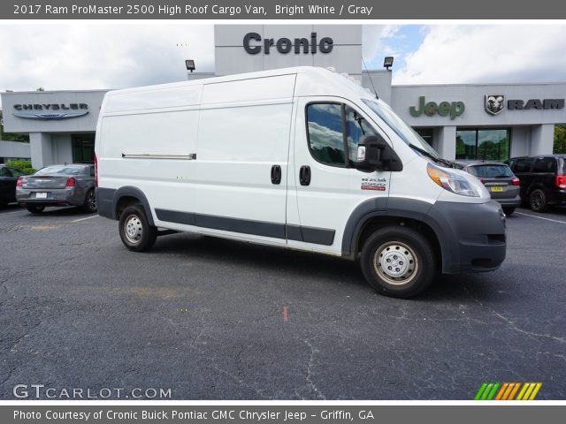 2017 Ram ProMaster 2500 High Roof Cargo Van in Bright White