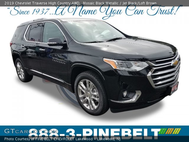 2019 Chevrolet Traverse High Country AWD in Mosaic Black Metallic